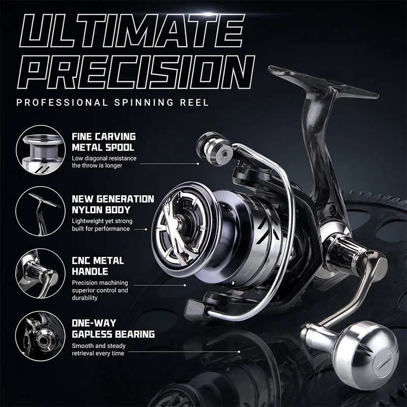 Daiwa Reel Fuego - DEUKIO Metal Knob Fishing Reels Spinning