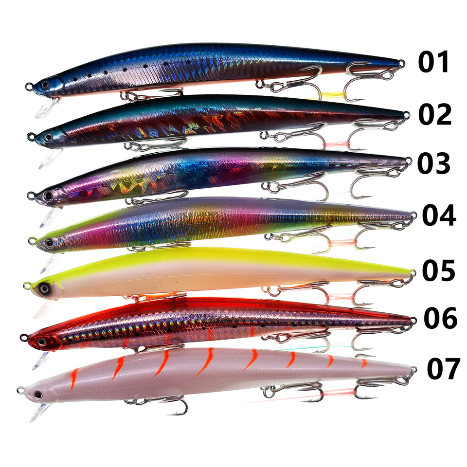 Fishing Hook Treble - MUKUN 175mm 30g Long Cast Minnow