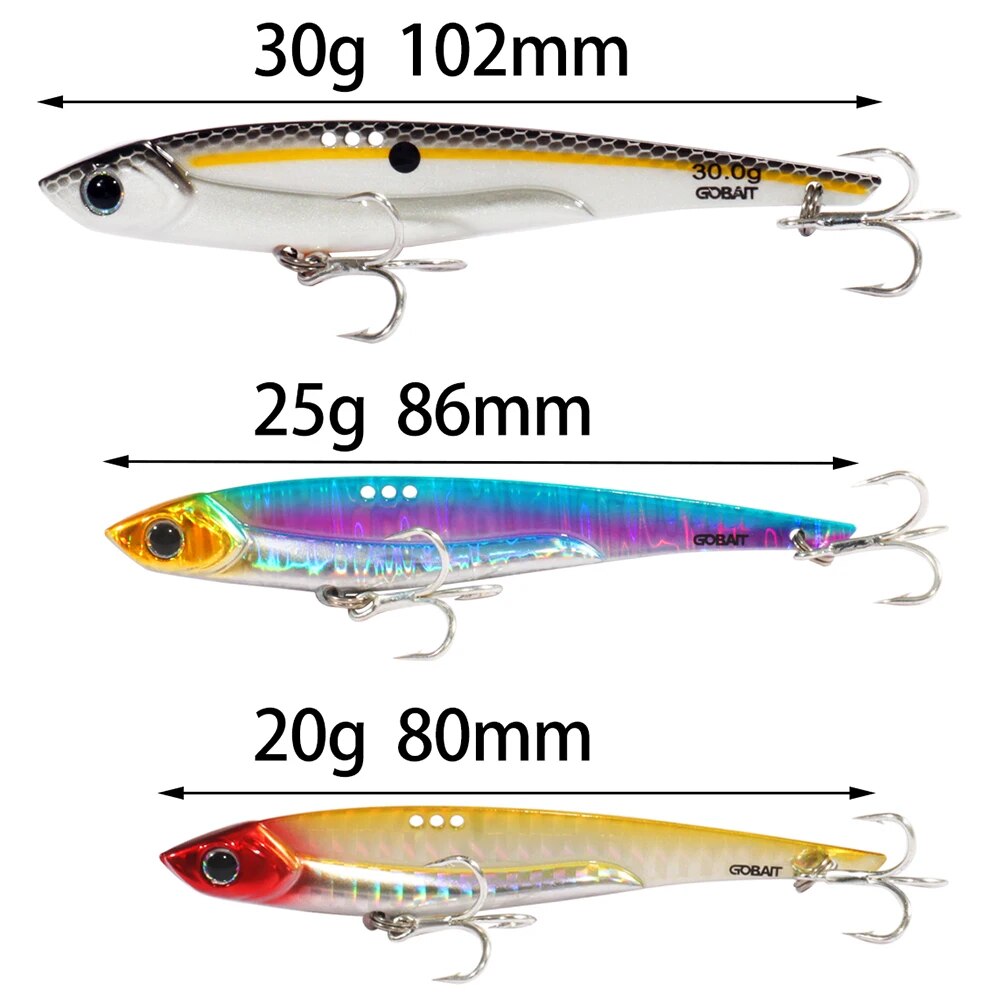 GOBAIT VIB Fishing Lure 20g 25 - Fishing Hook Treble ulasan dan harga