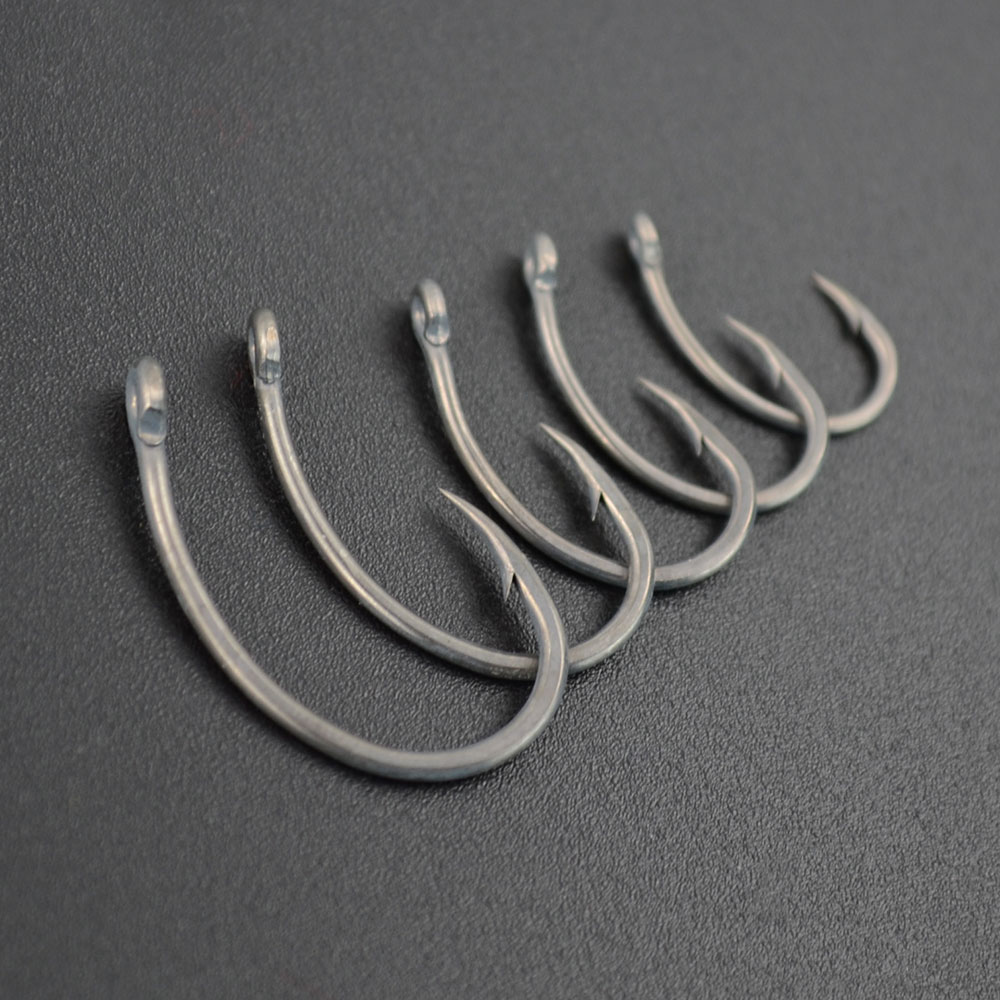 Hirisi 100pcs Coating High Car - Fishing Hook Barbless ulasan dan harga