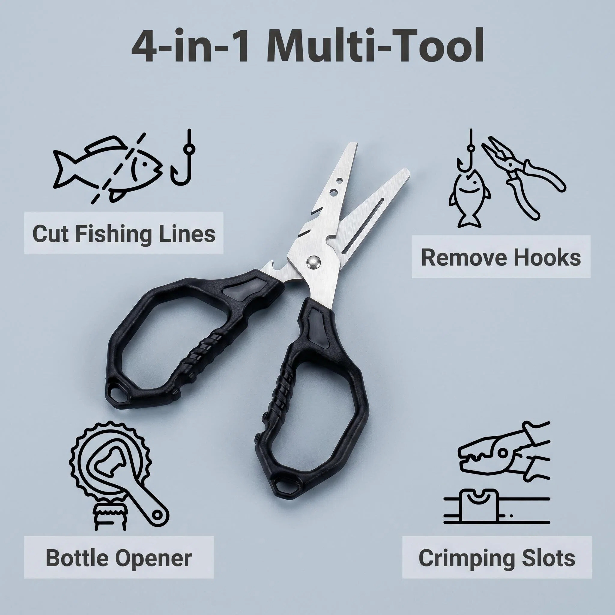 Multifunctional Fishing Scisso - Fishing Hook Remover ulasan dan harga