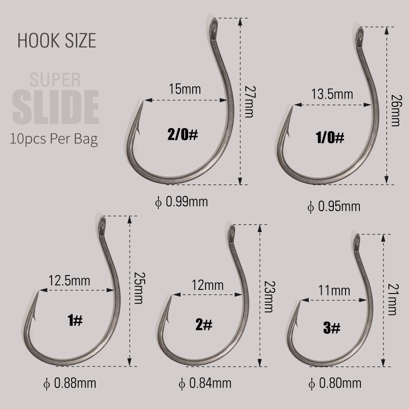 LUREHOLIC PTFE Super Slide Wac - Fishing Hook Barbless ulasan dan harga