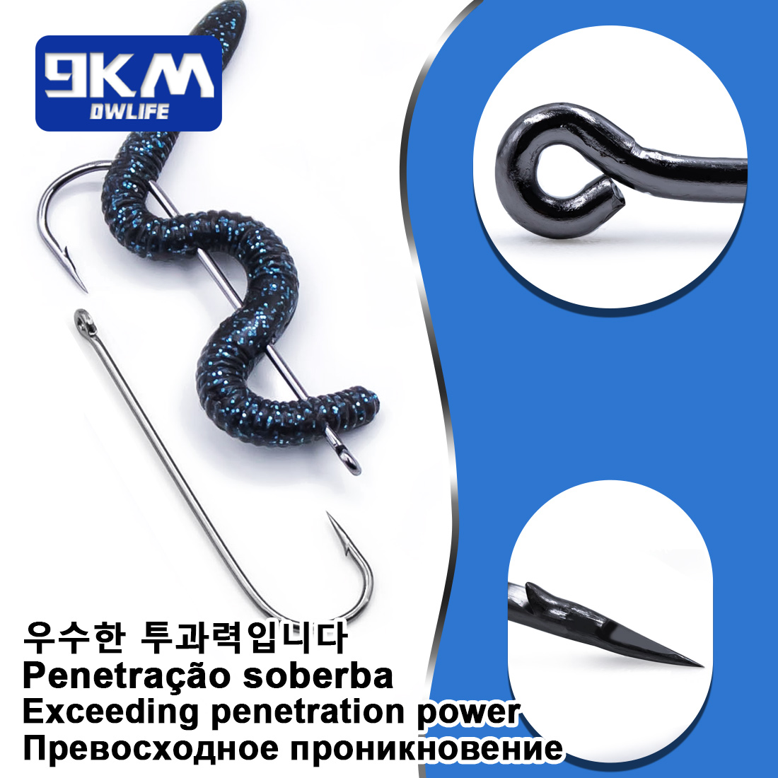 9KM Aberdeen Hooks Long Shank  - Fishing Hook Circle ulasan dan harga