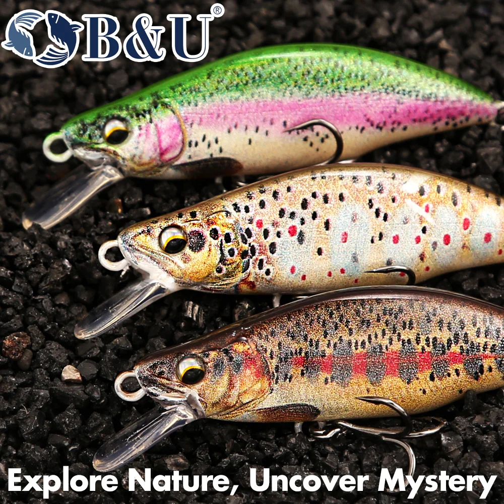 B&U Trout Pattern Hard Bait Si - Fishing Hook Assortment ulasan dan harga