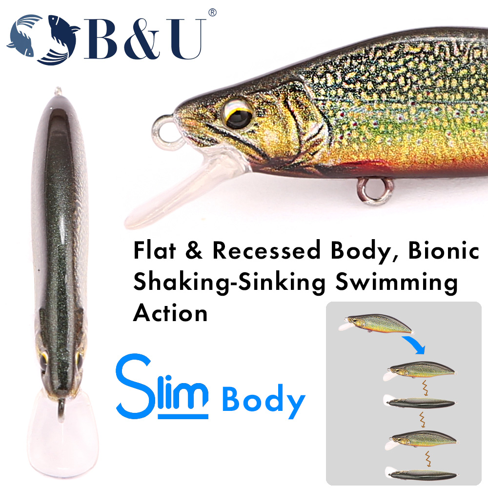 B&U Trout Pattern Hard Bait Si - Fishing Hook Assortment ulasan dan harga