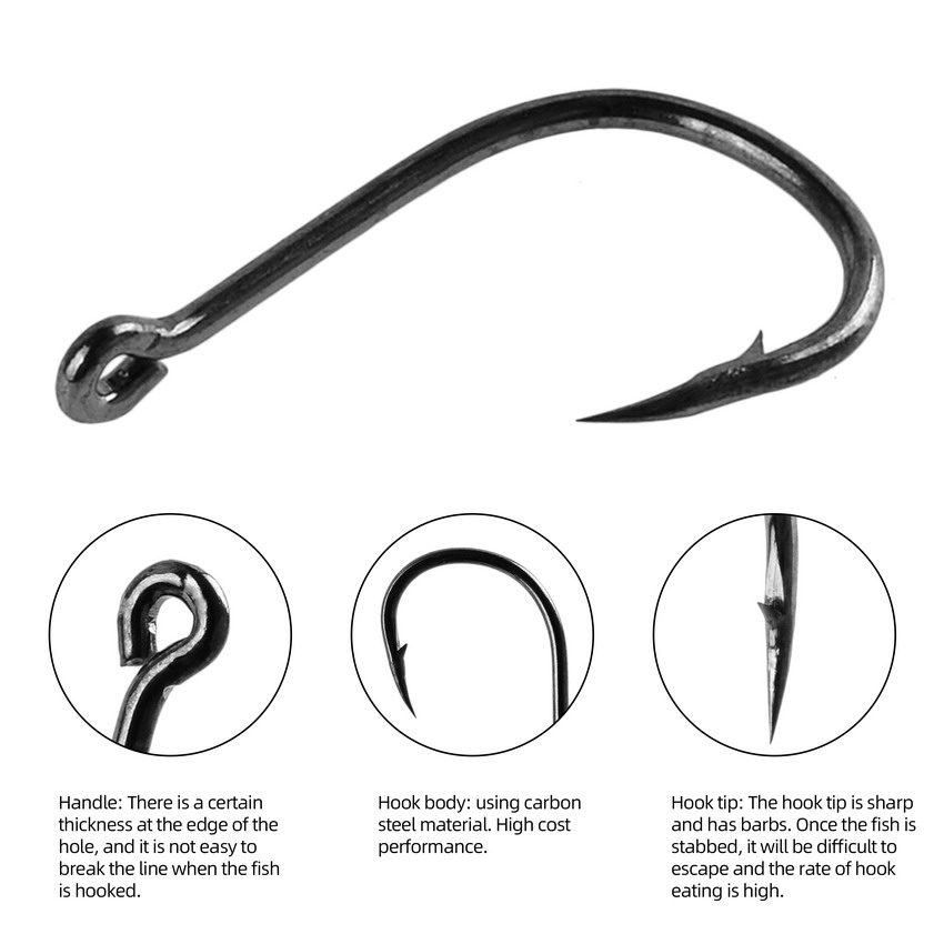 70Pcs/box Fishing Hooks Set Ki - Fishing Hook Circle ulasan dan harga