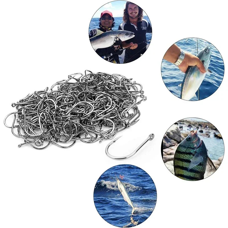 50-1600Pcs/BoxFishing Hooks Ca - Fishing Hook Barbless ulasan dan harga