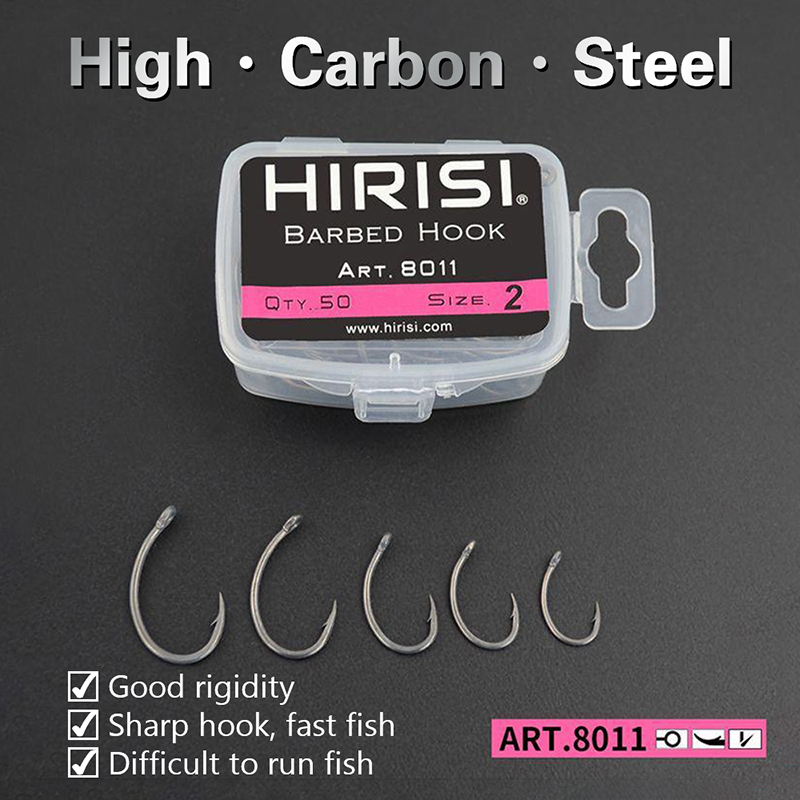 New Hirisi 50pcs Boxed Hooks B - Fishing Hook Box ulasan dan harga