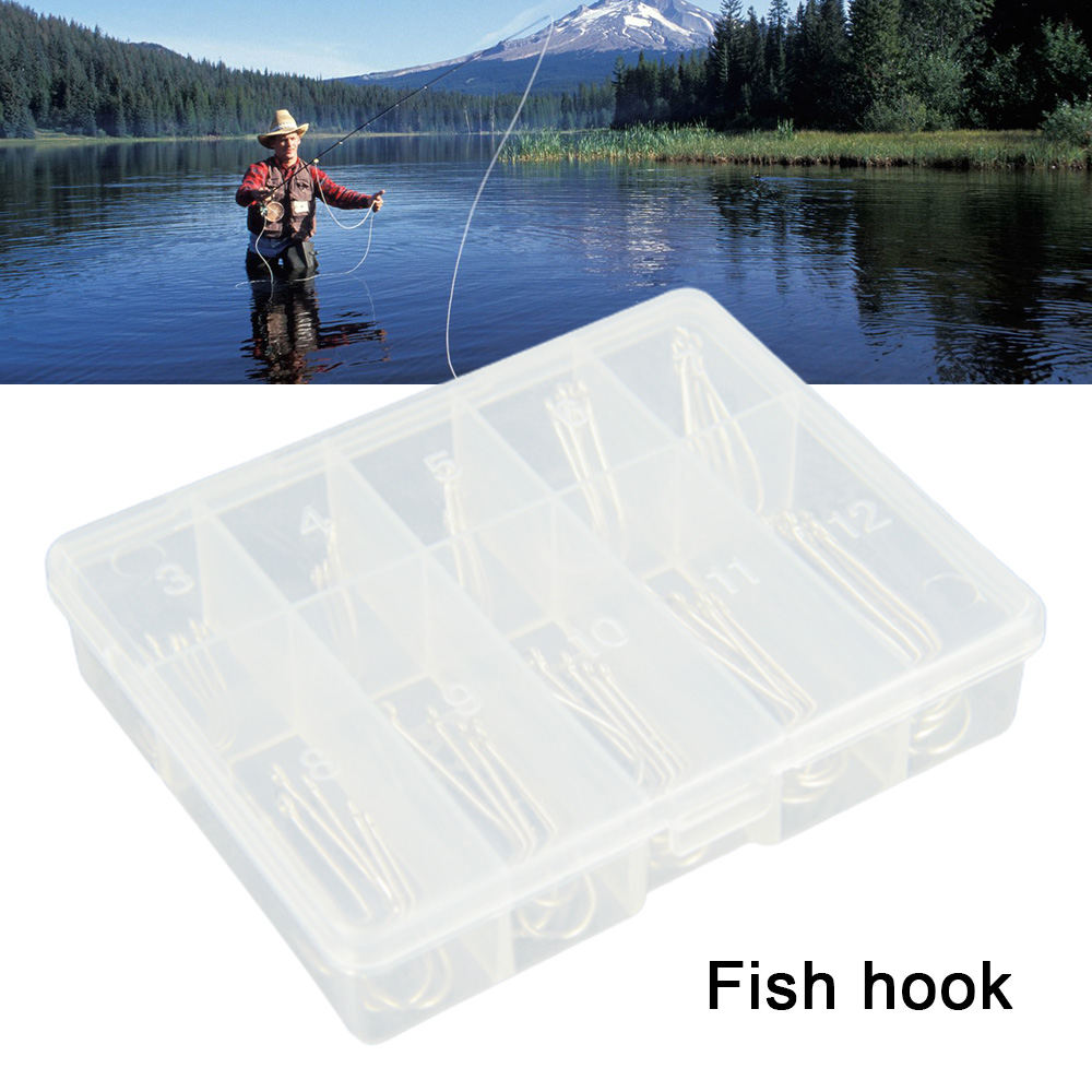 50/100pcs Silver Long Handled  - Fishing Hook Circle ulasan dan harga